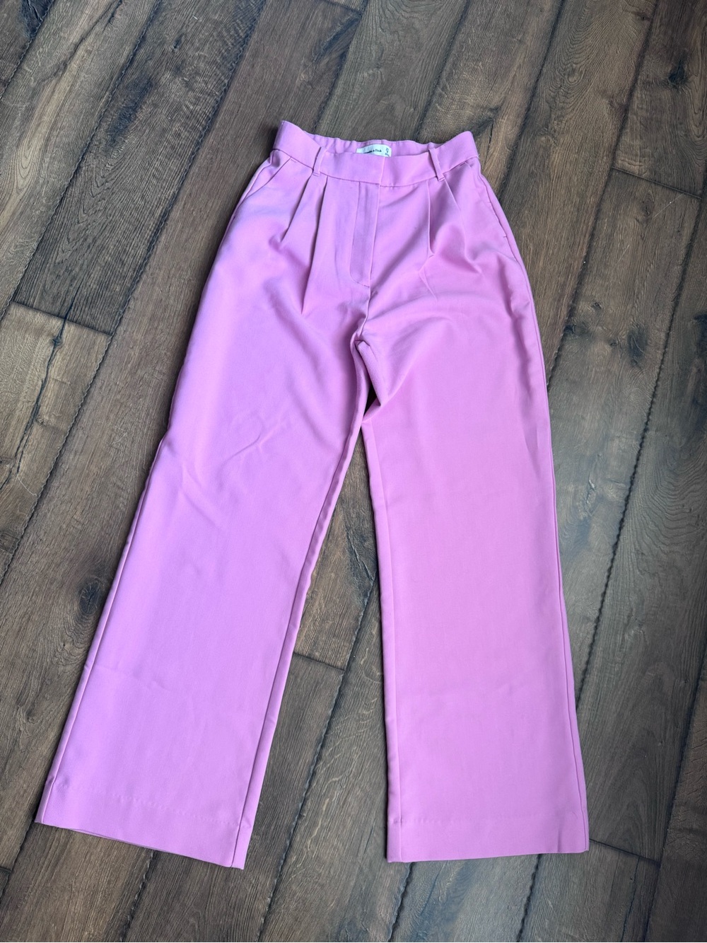 Abercrombie & Fitch A&F Women Sloane Tailored Pants High Rise Pink Size 4 28"